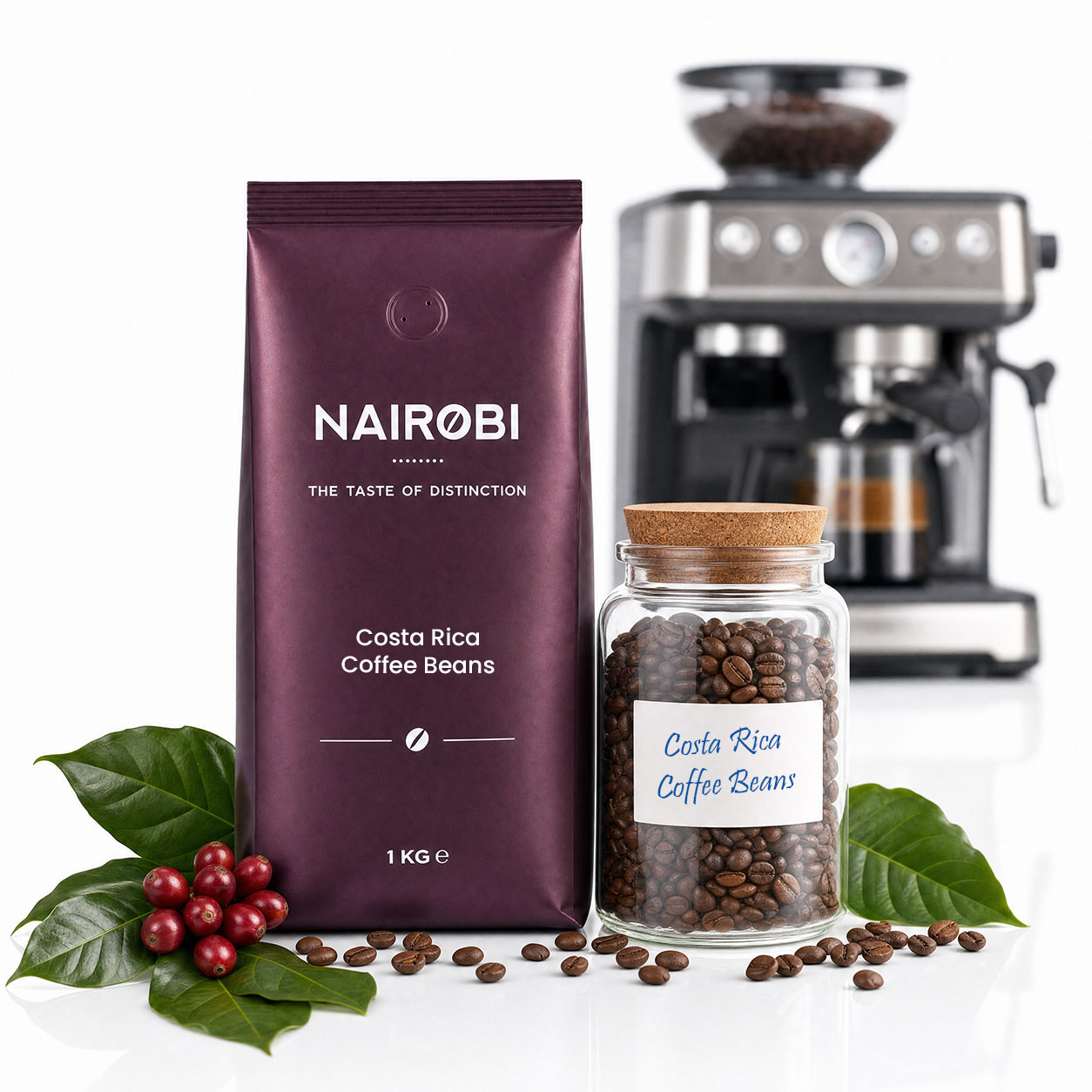 Costa Rica Coffee Beans for Coffee Machines