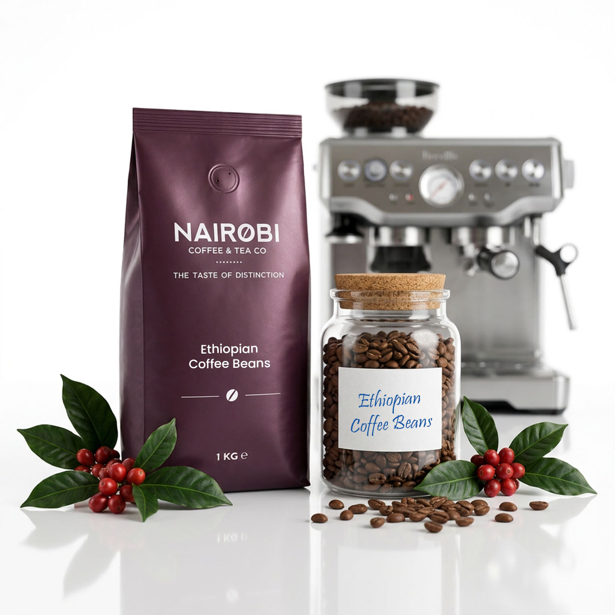 Ethiopian Coffee Beans for Coffee Machines