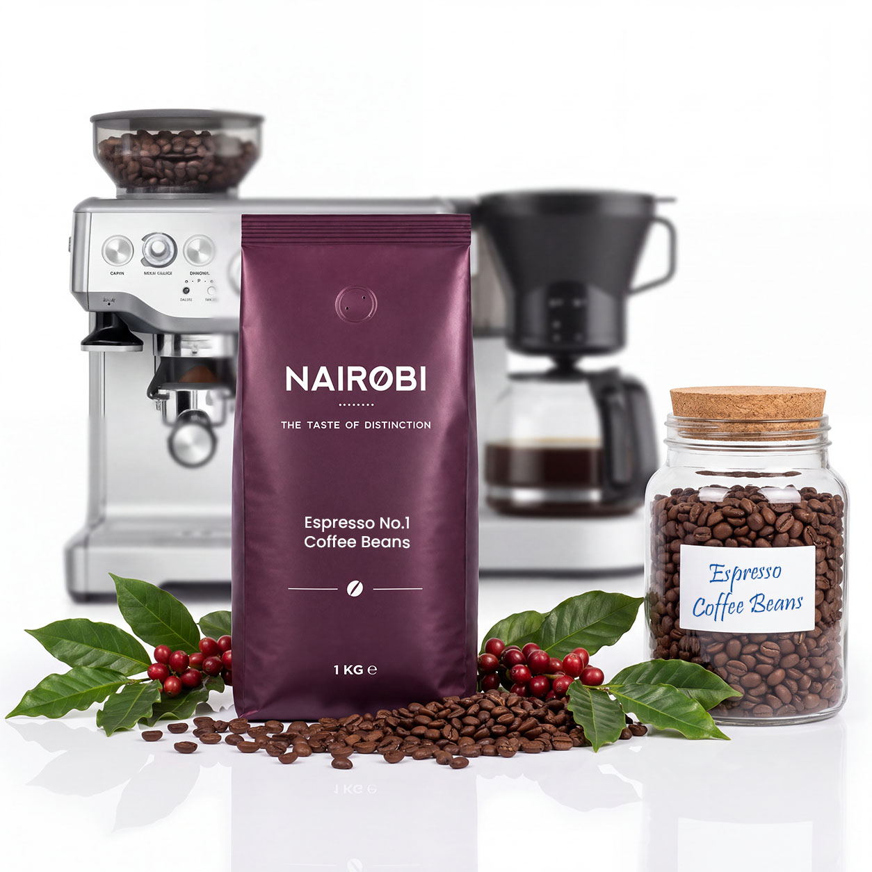 Espresso No.1 Coffee Beans for Coffee Machines