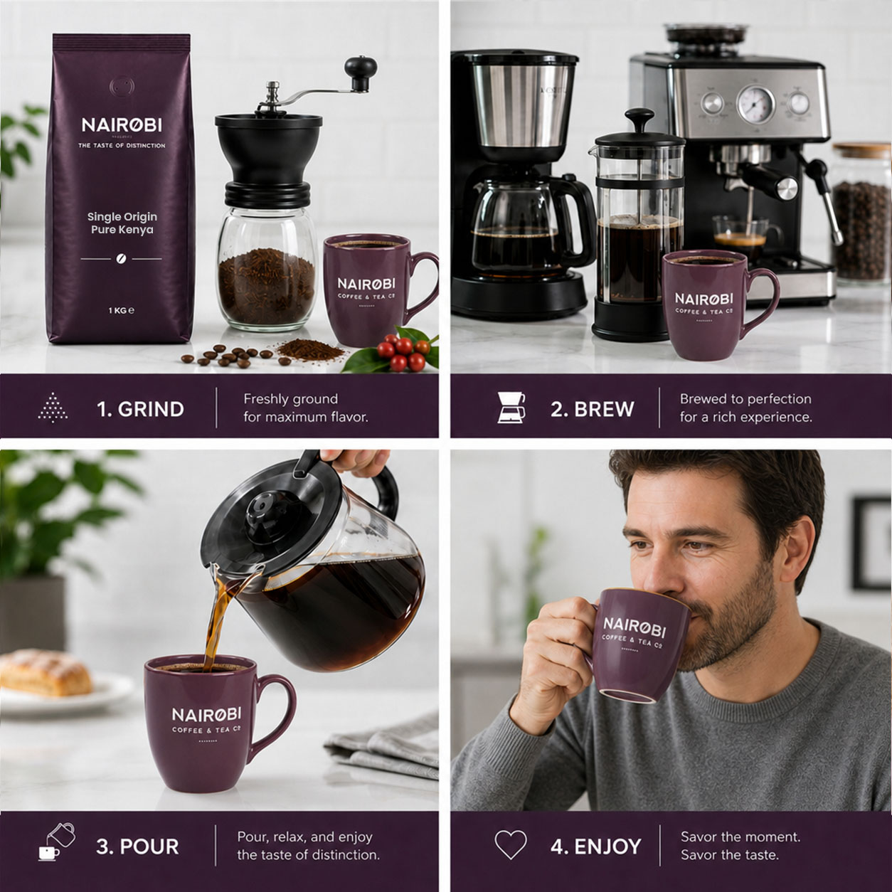 Kenya coffee beans for coffee machine