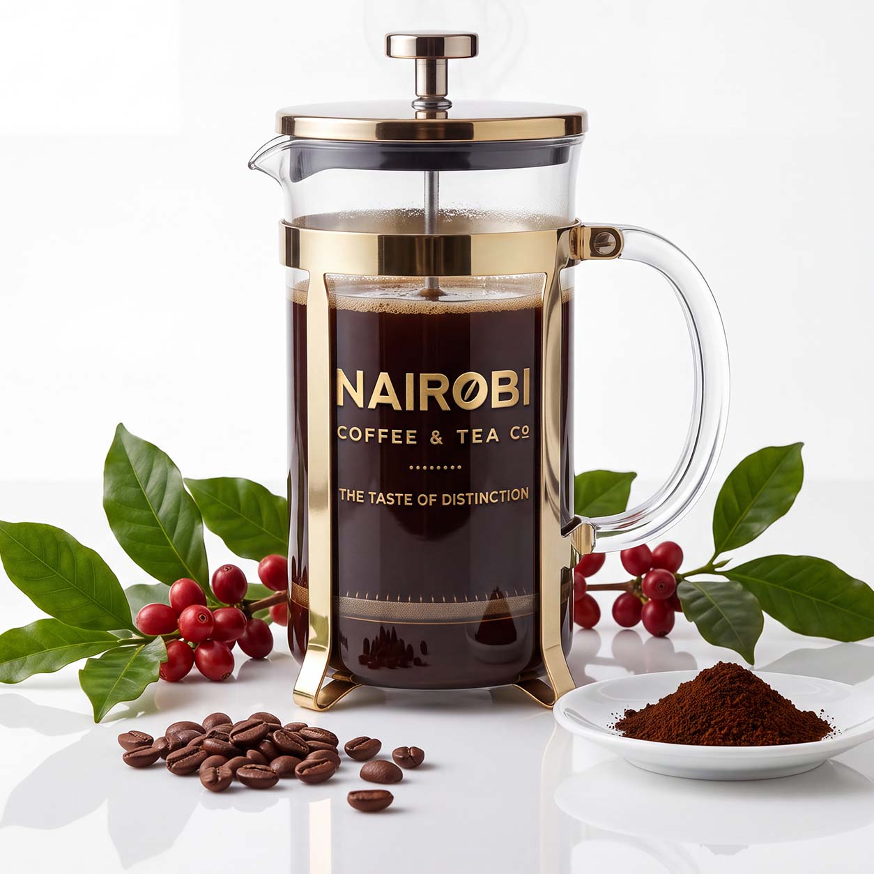 Kenya Peaberry filter coffee ground coffee